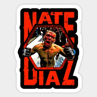 Nate Diaz Sticker